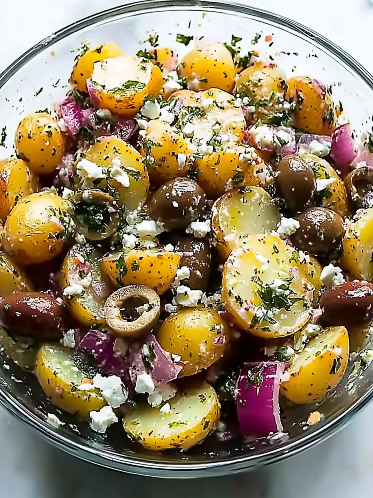Zesty Olive Greek Potato Salad Perfect for Summer Gatherings 2 Olive Greek Potato Salad