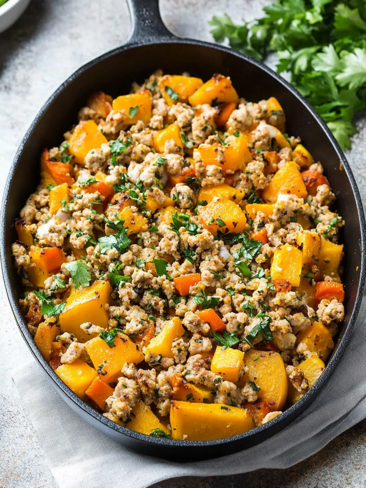 Savor Roasted Butternut Squash With Ground Turkey Delight 4 Roasted Butternut Squash With Ground Turkey