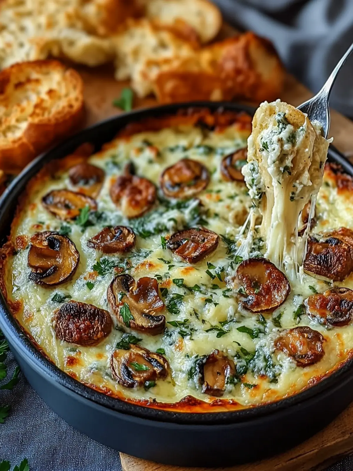 Stuffed Mushroom Dip
