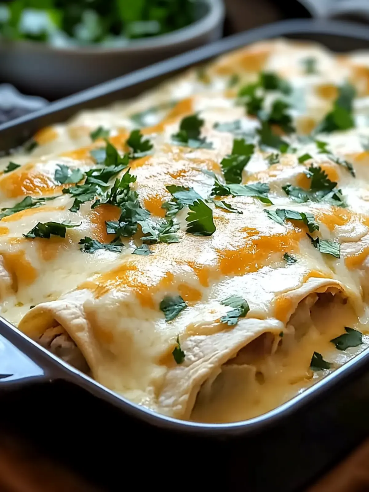 Creamy White Chicken Enchiladas That Whisk You Away Home 2 Creamy White Chicken Enchiladas