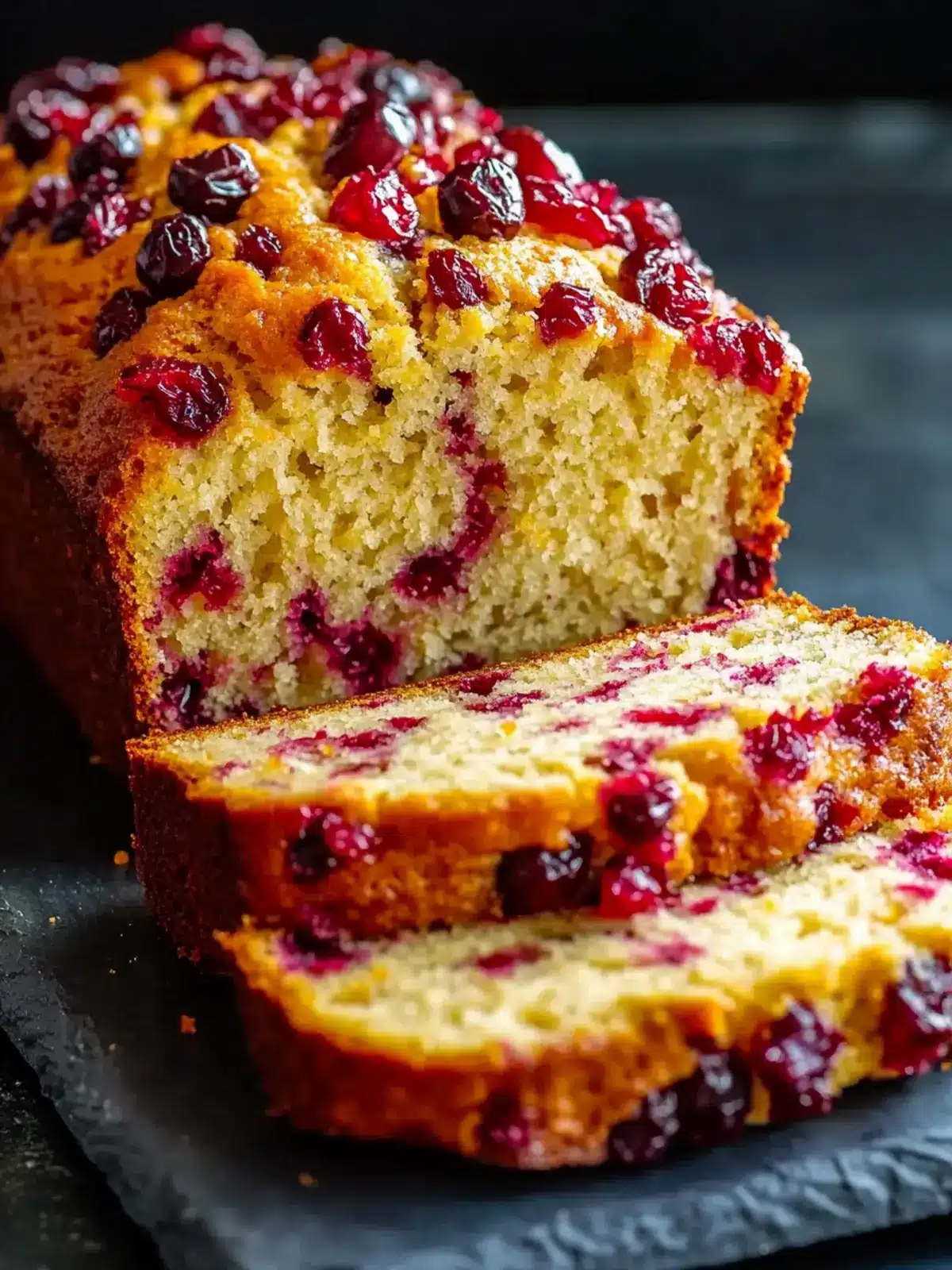 Moist Cranberry Orange Bread