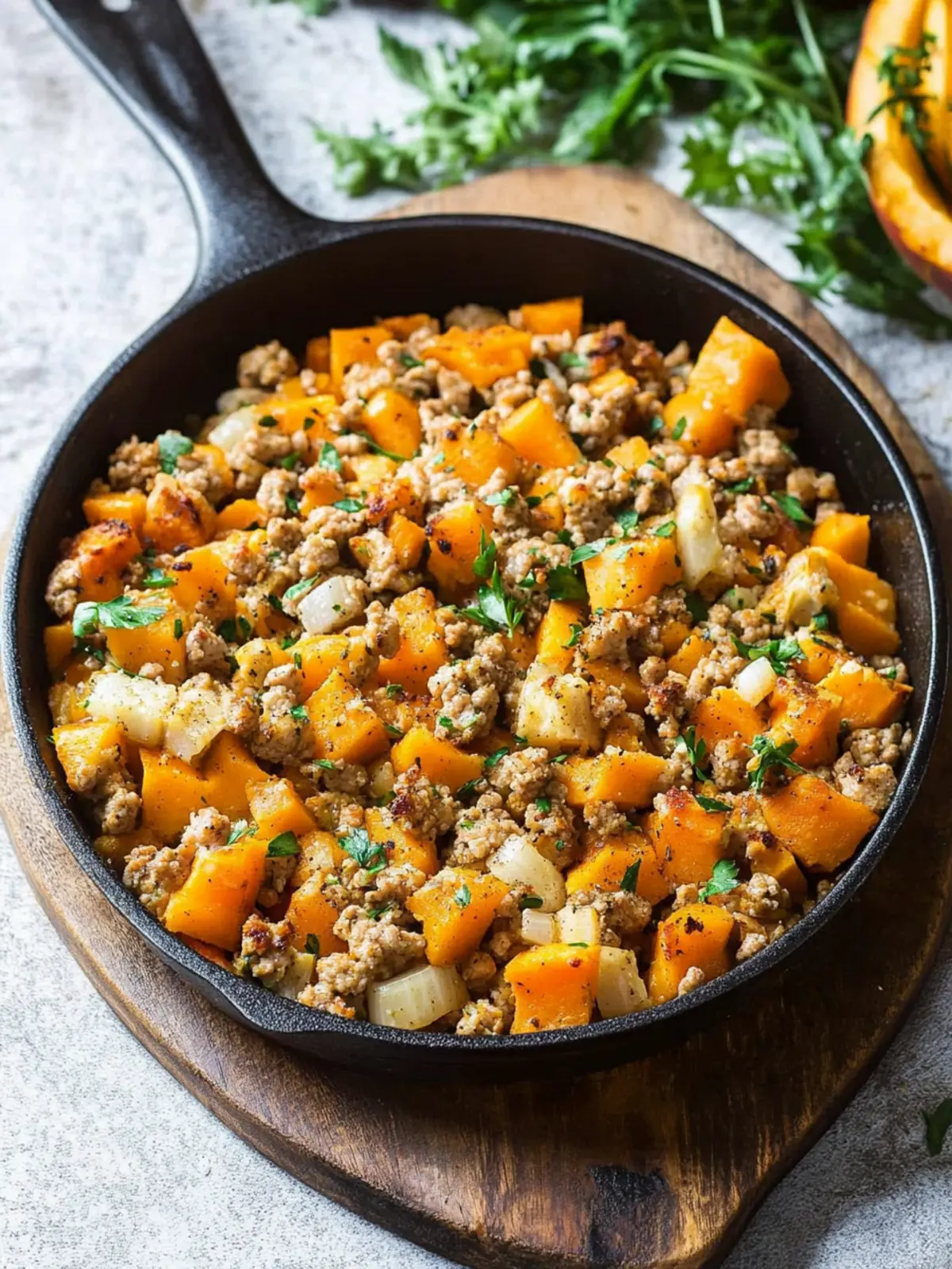 Savor Roasted Butternut Squash With Ground Turkey Delight 5 Roasted Butternut Squash With Ground Turkey