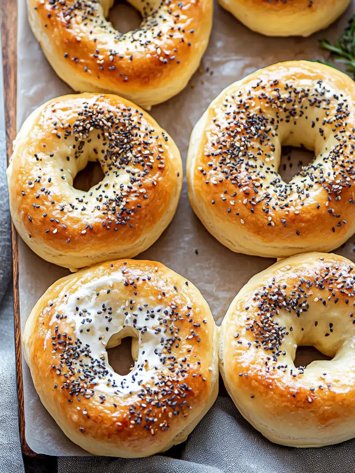 Greek Yogurt Bagels