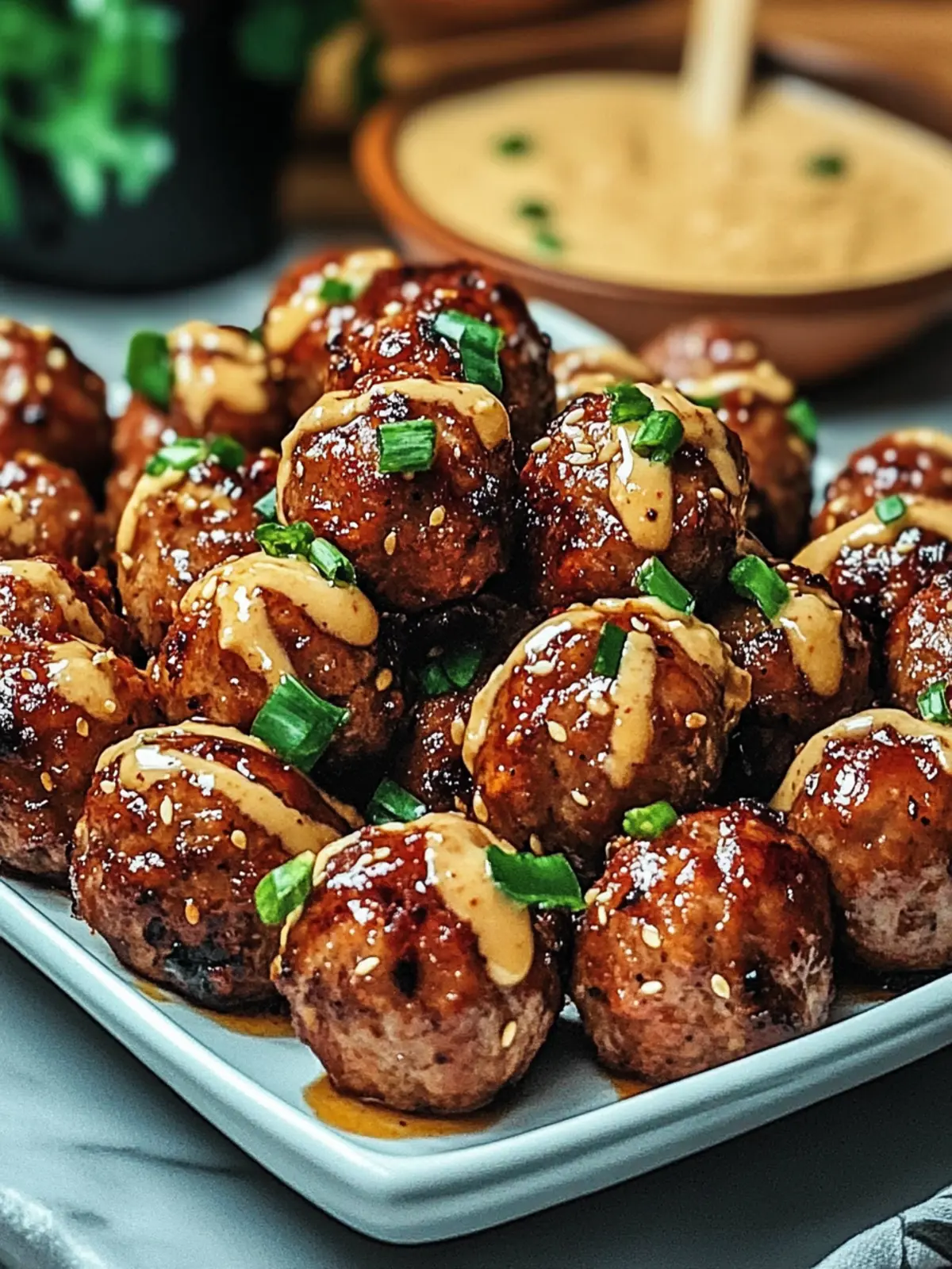 Korean BBQ Meatballs