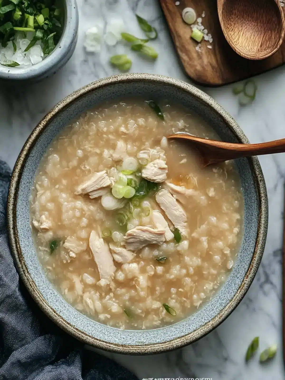 Creamy Chicken Congee: Your Ultimate Comfort Food Fix 2 Chicken Congee