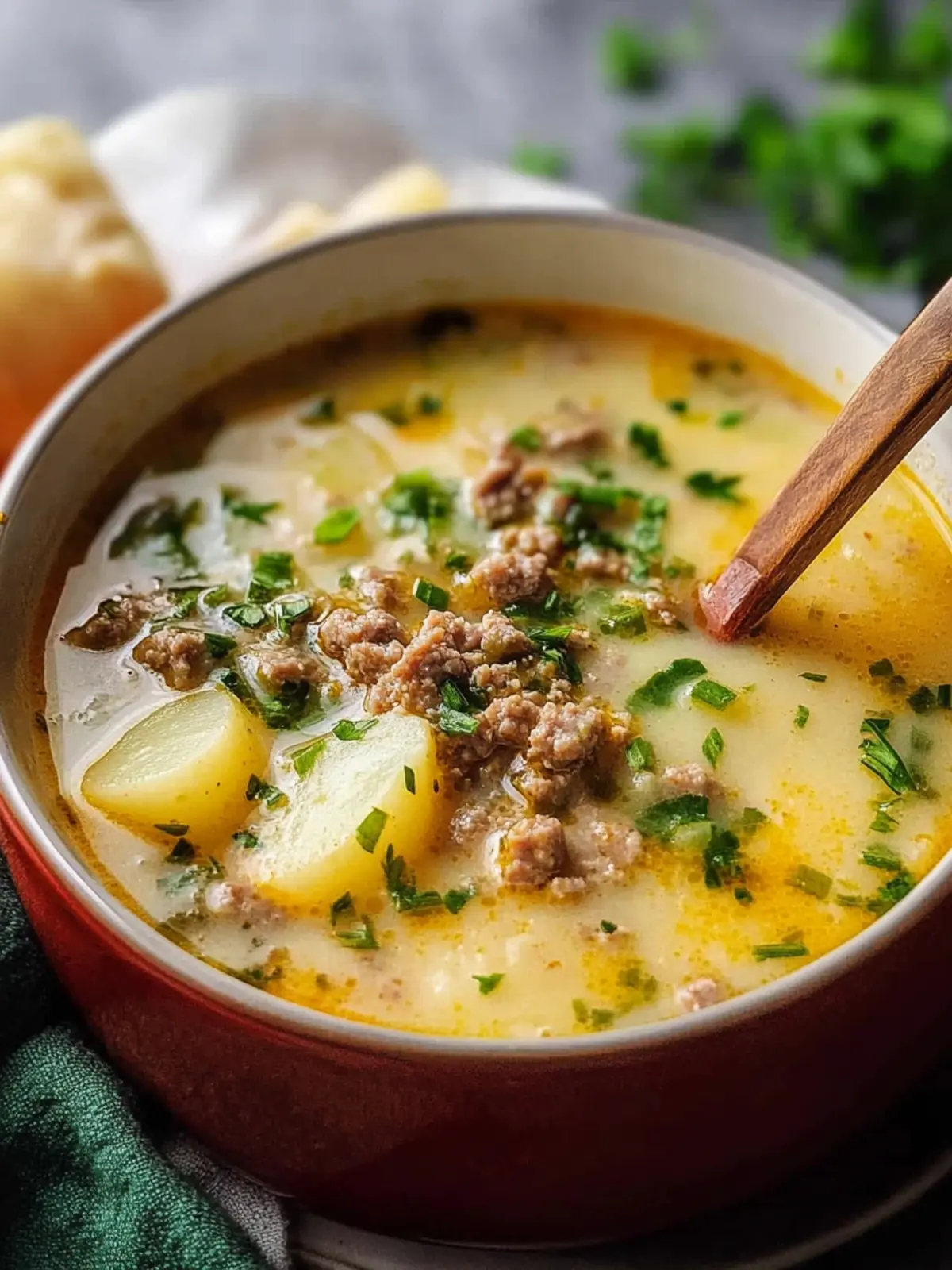 Pork Sausage Potato Soup That Warms Your Soul and Home 2 Pork Sausage Potato Soup