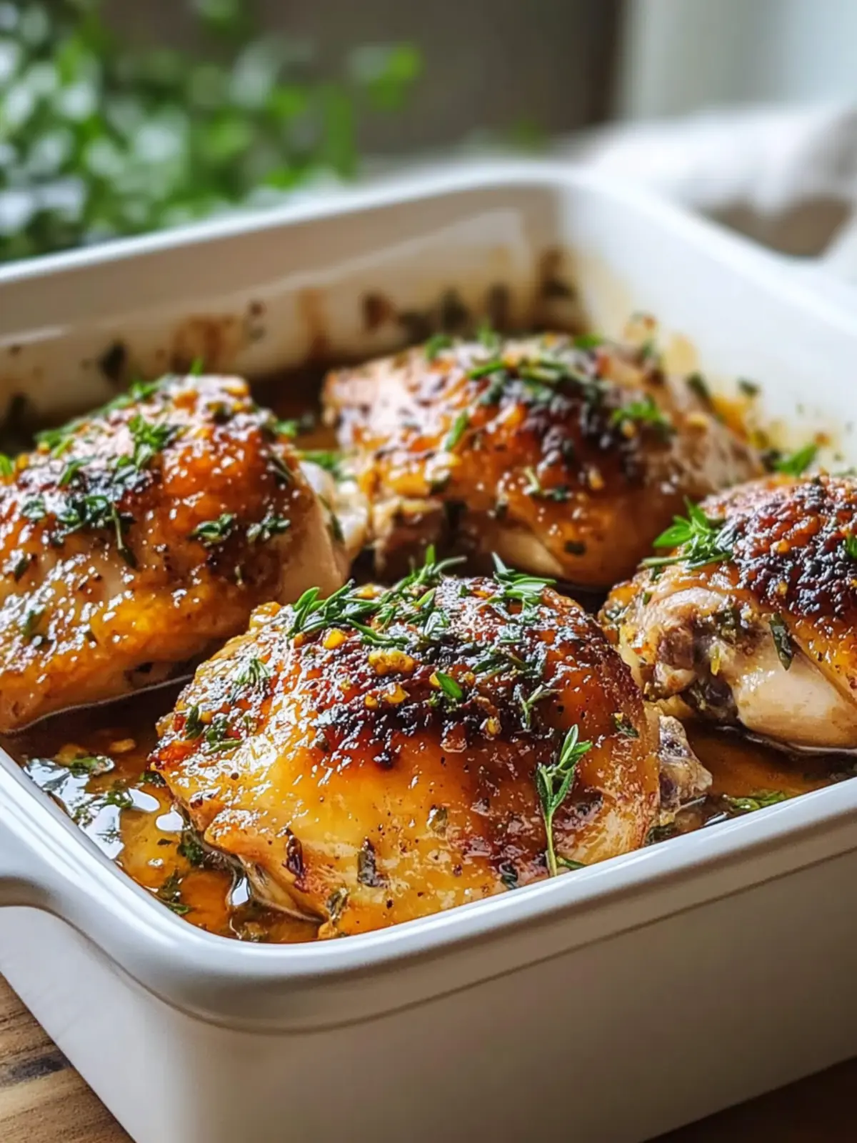 Easy Baked Chicken Thighs Recipe