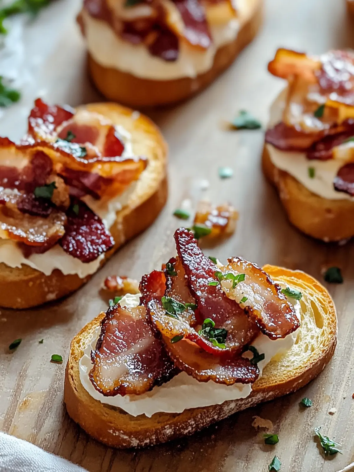 Mouthwatering Bacon Crostini Recipe You'll Love to Share 4 Bacon Crostini