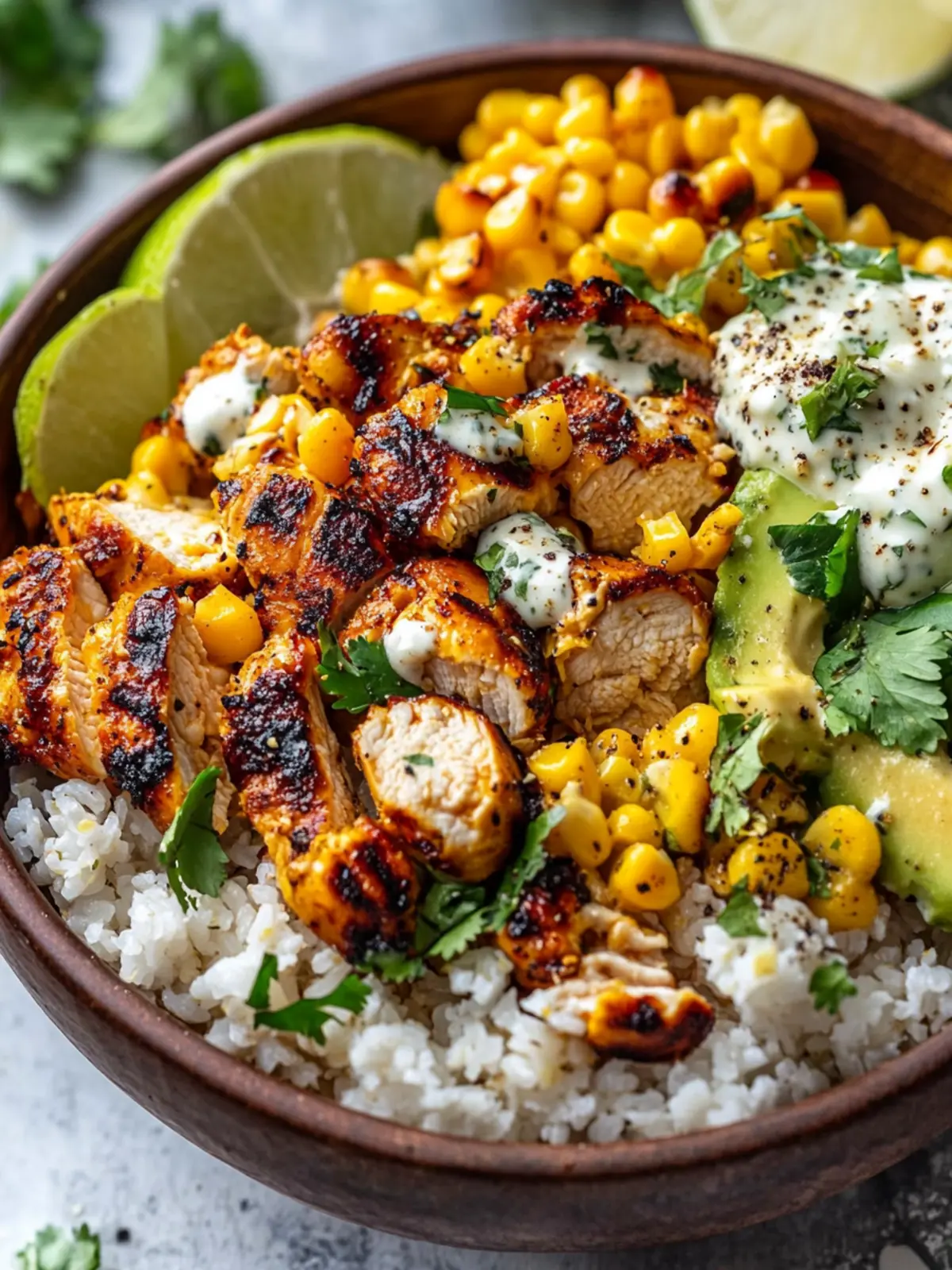 Tasty Street Corn Chicken Bowl
