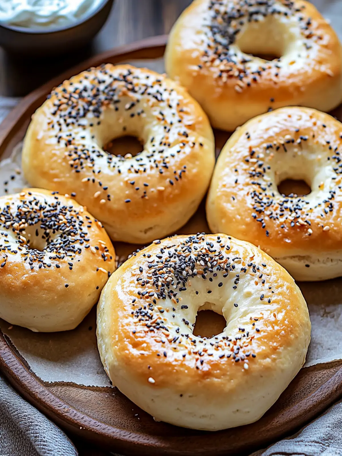 Greek Yogurt Bagels