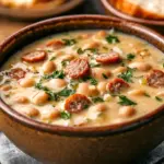 Creamy Bean Soup with Sausage Recipe