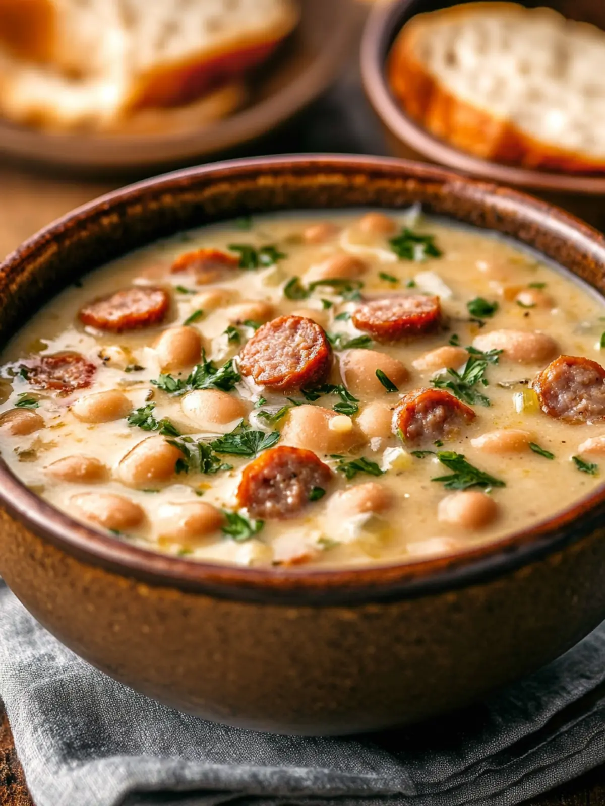 Creamy Bean Soup with Sausage Recipe for Cozy Comfort Nights 5 Creamy Bean Soup with Sausage Recipe