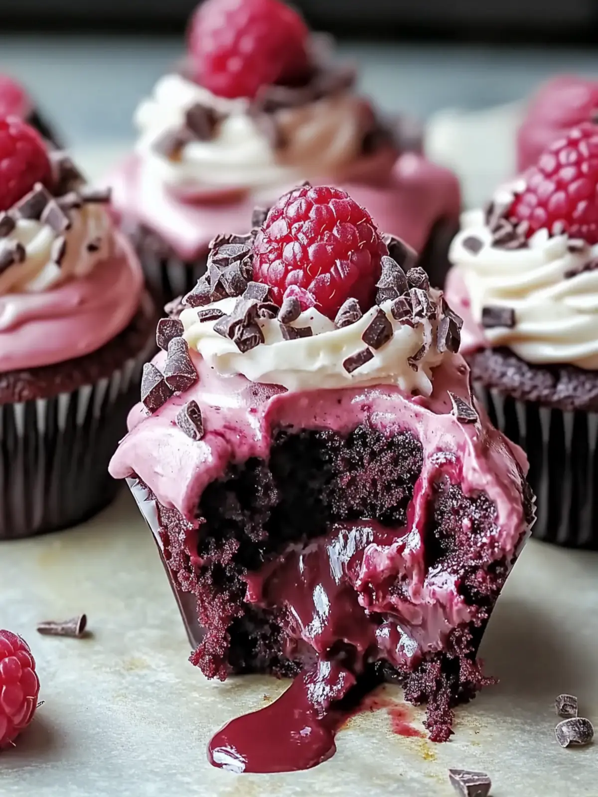 Decadent Raspberry Chocolate Lava Cupcakes for Pure Bliss 3 Decadent Raspberry Chocolate Lava Cupcakes