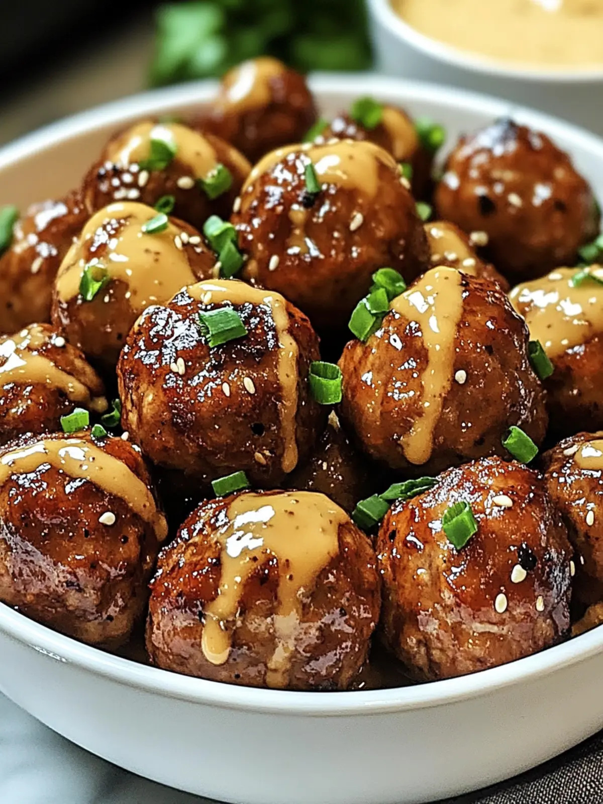 Korean BBQ Meatballs