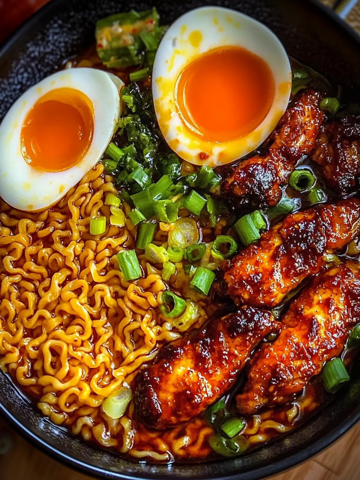Spicy Chicken Wing Ramen Bowl in 45 mins