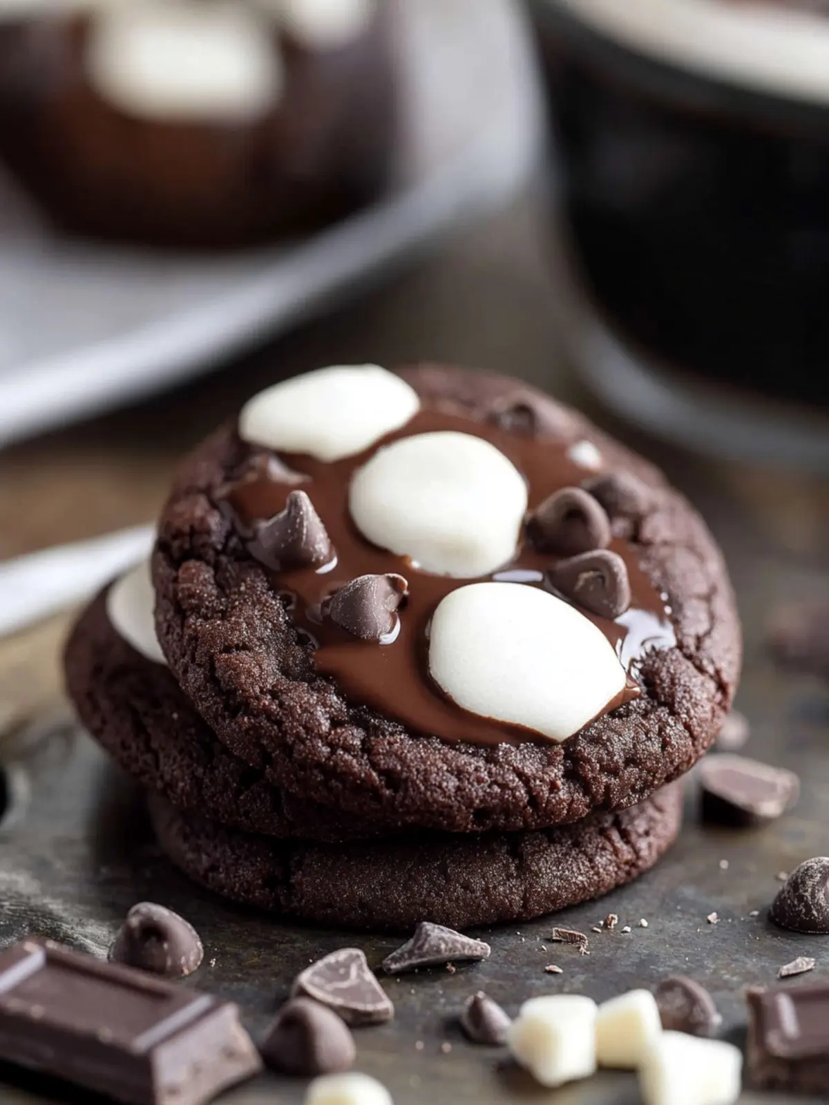 Decadent Keto Hot Chocolate Cookies for Cozy Nights! 4 Keto Hot Chocolate Cookies