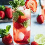 Strawberry Mojito Recipe with Fresh Strawberries!