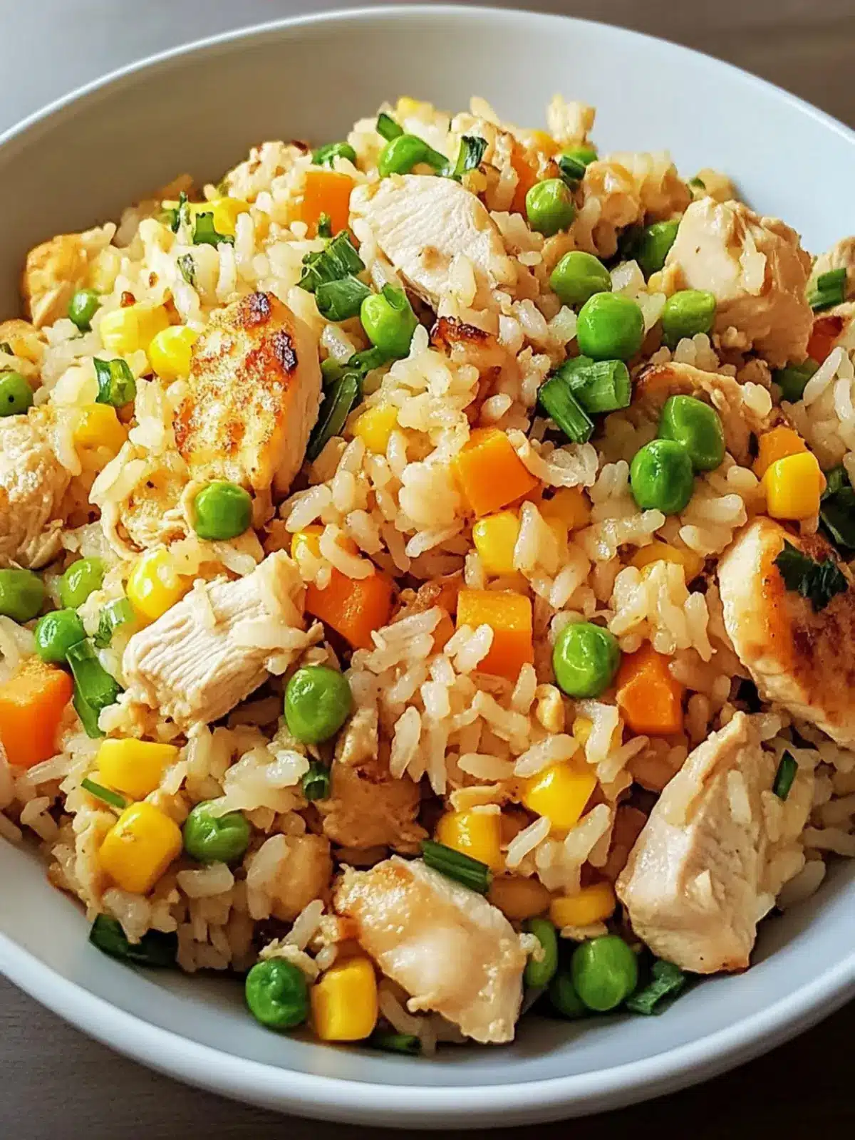 Crockpot Chicken Fried Rice