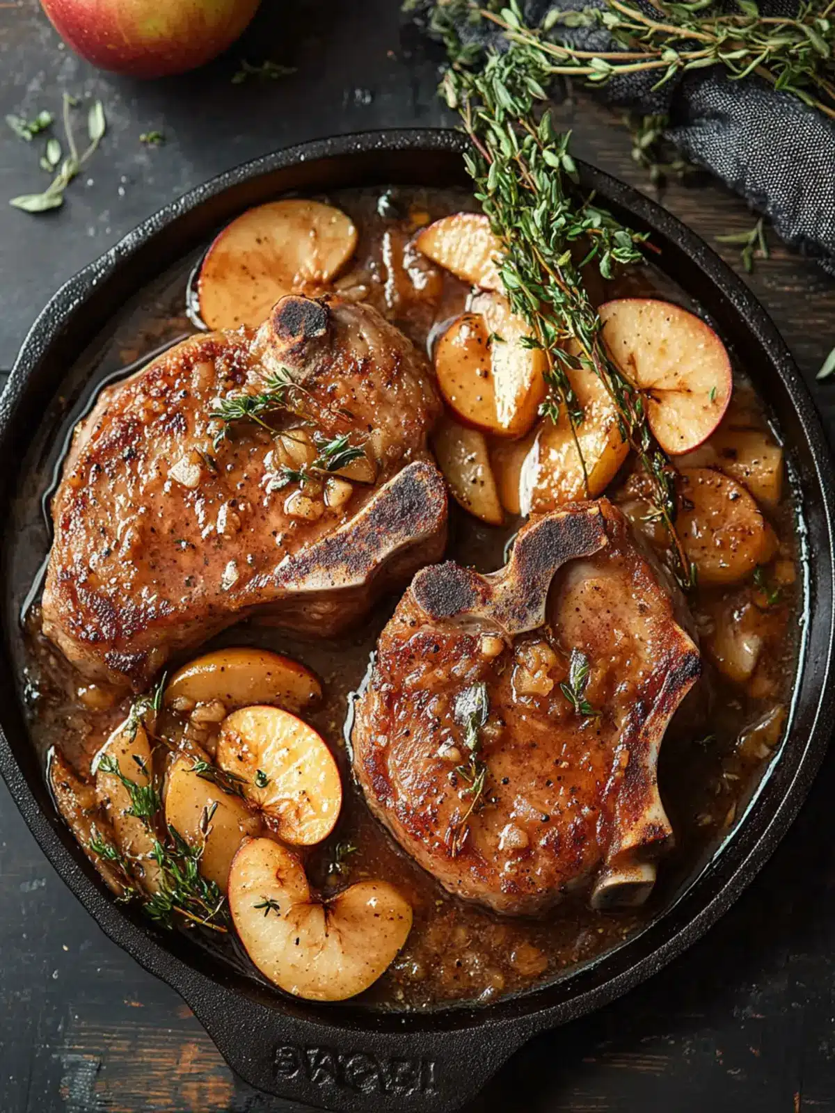Apple Butter Pork Chops