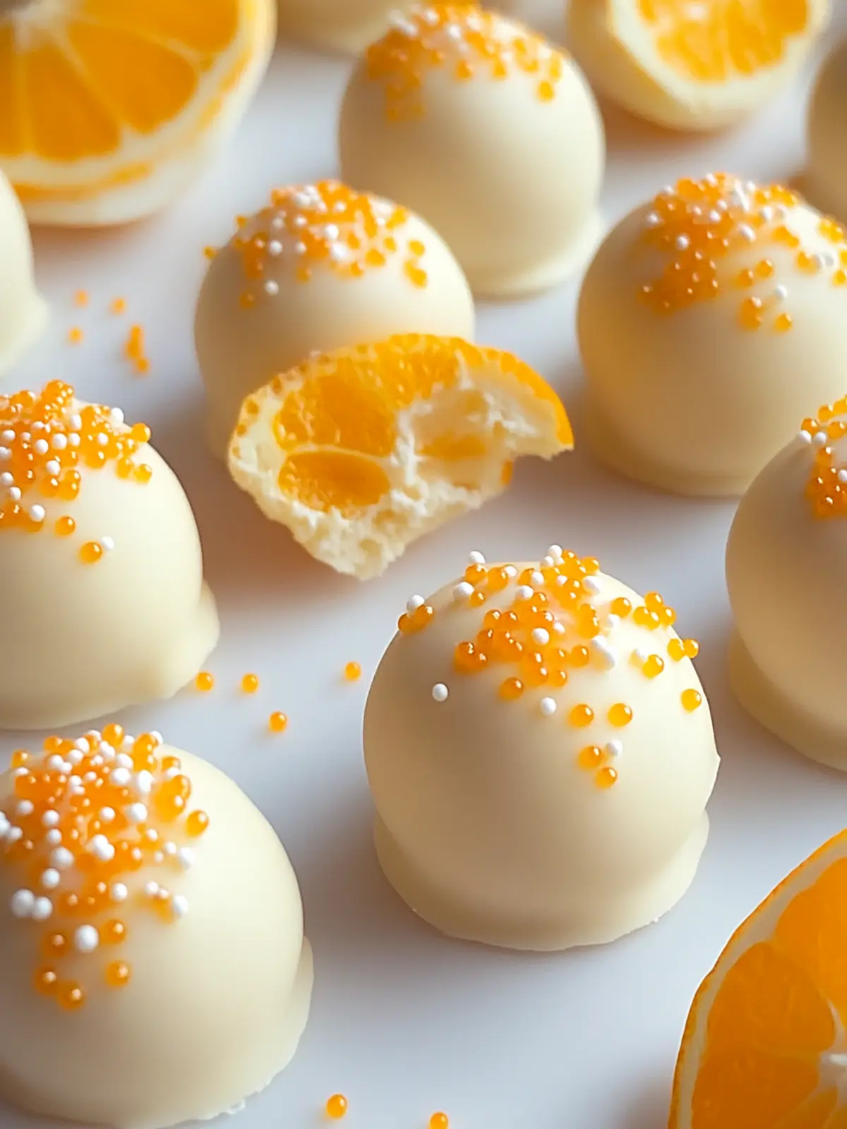 Orange Creamsicle Truffles