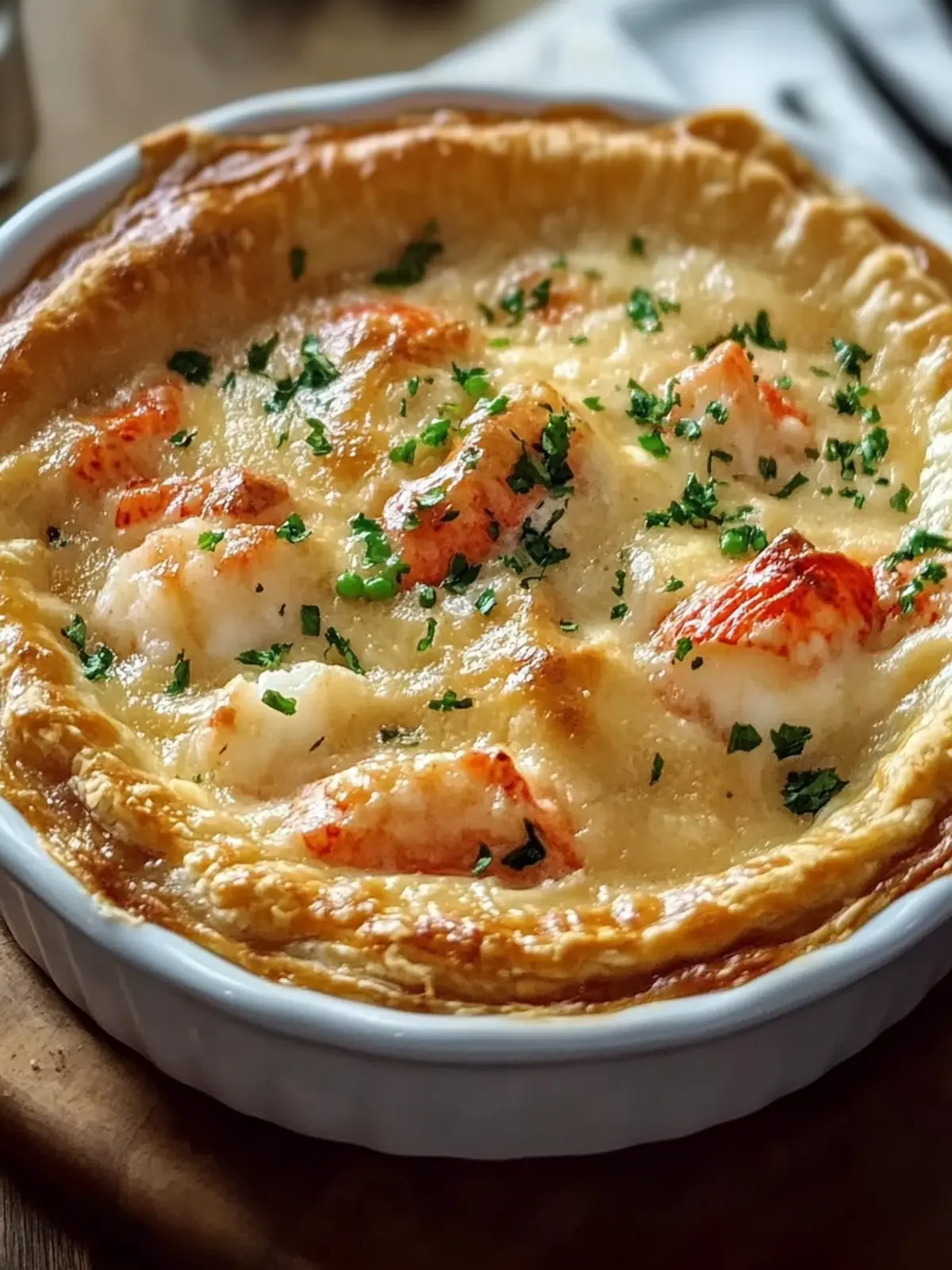 Lobster Pot Pie: A Luxurious Twist on Comfort Food 2 Lobster Pot Pie