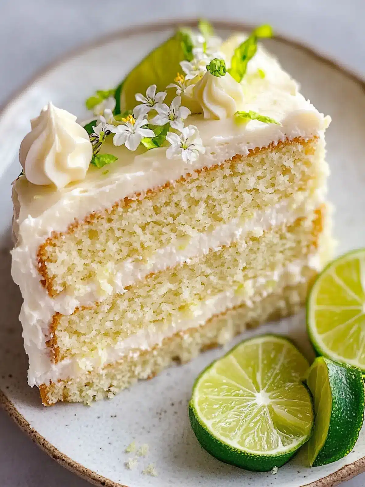 Easy Lime Cake With Frosting