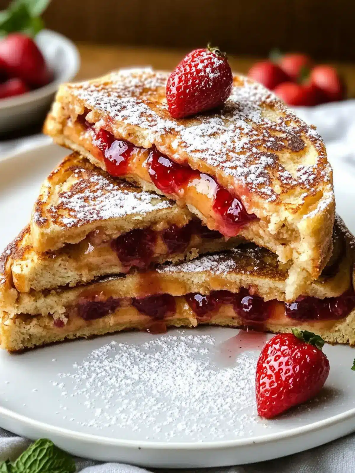 Peanut Butter Jelly Stuffed French Toast Recipe Everyone Loves 5 Peanut Butter Jelly Stuffed French Toast Recipe
