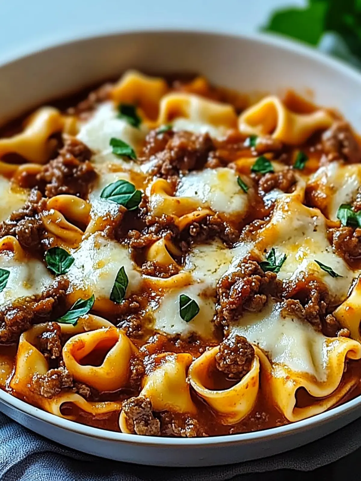Savor the Ease of Easy One-Pan Beefy Tortellini Bake 4 Easy One-Pan Beefy Tortellini Bake