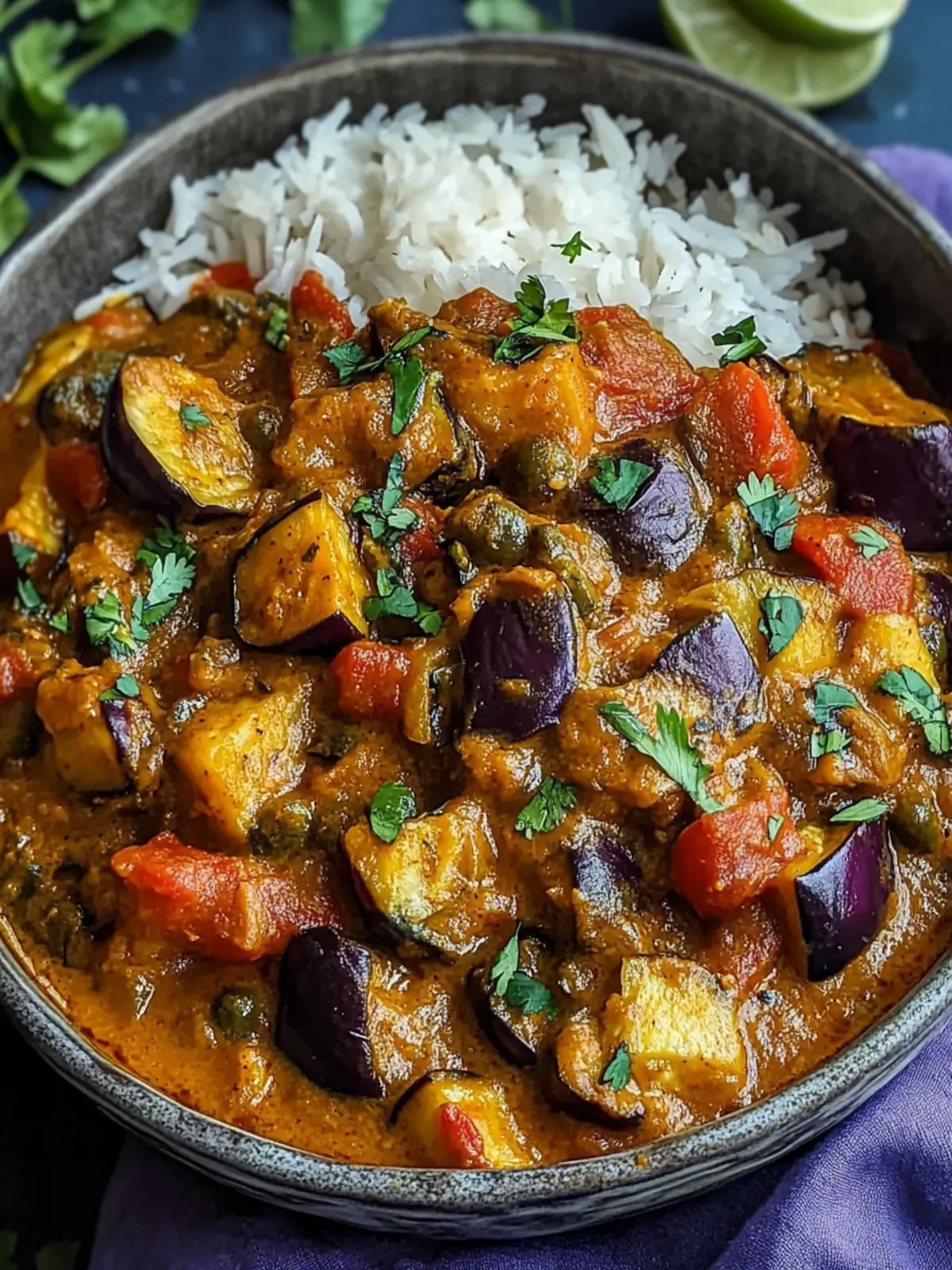 Spicy Eggplant Curry