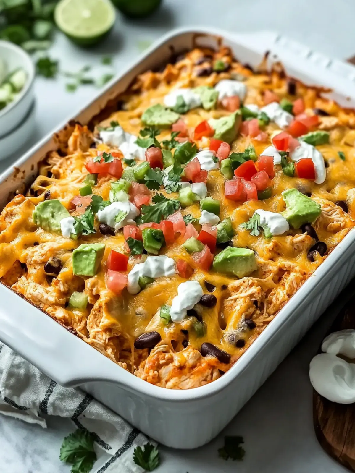 Savory Chicken Taco Casserole Everyone Will Crave 2 Chicken Taco Casserole