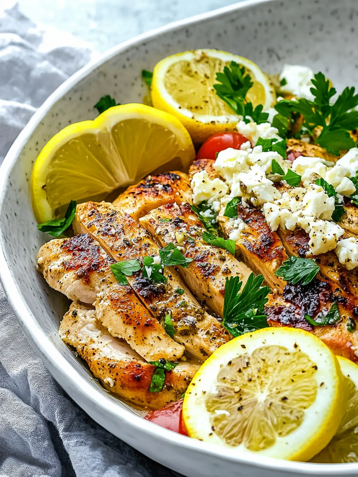 Zesty Greek Chicken with Lemon and Feta You’ll Crave! 5 Greek Chicken with Lemon and Feta