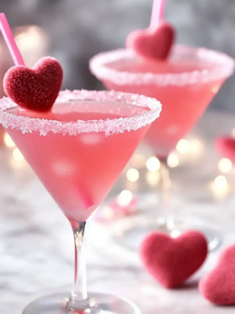 Festive Pink Valen-Tinis | Easy Valentine's Day Drink