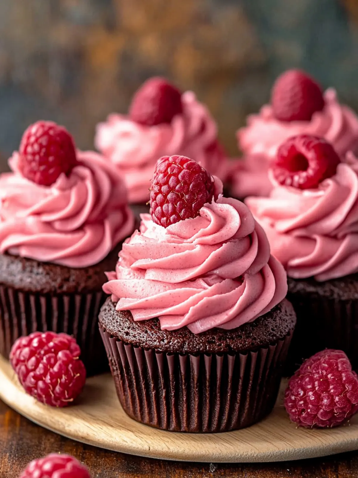 Chocolate Raspberry Cupcakes with Irresistible Ganache Filling 3 Chocolate Raspberry Cupcakes