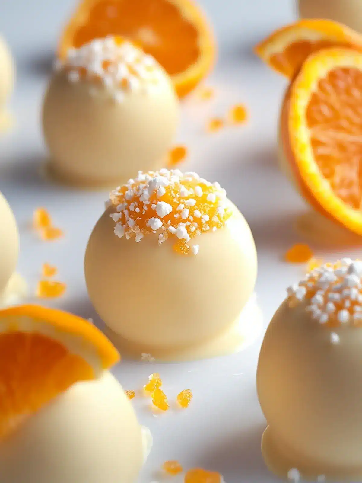 Orange Creamsicle Truffles