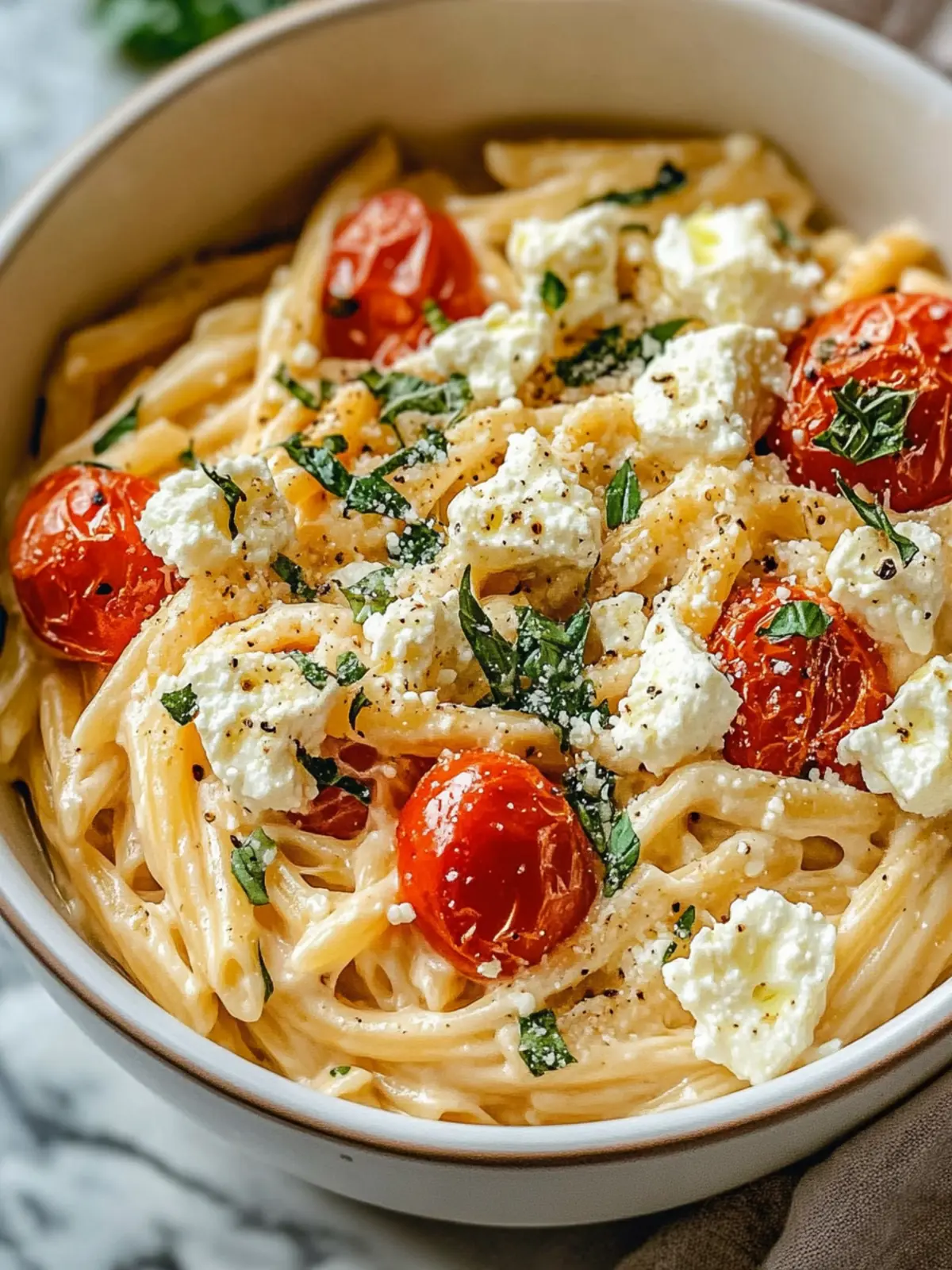 Baked Feta Tomato Pasta Recipe