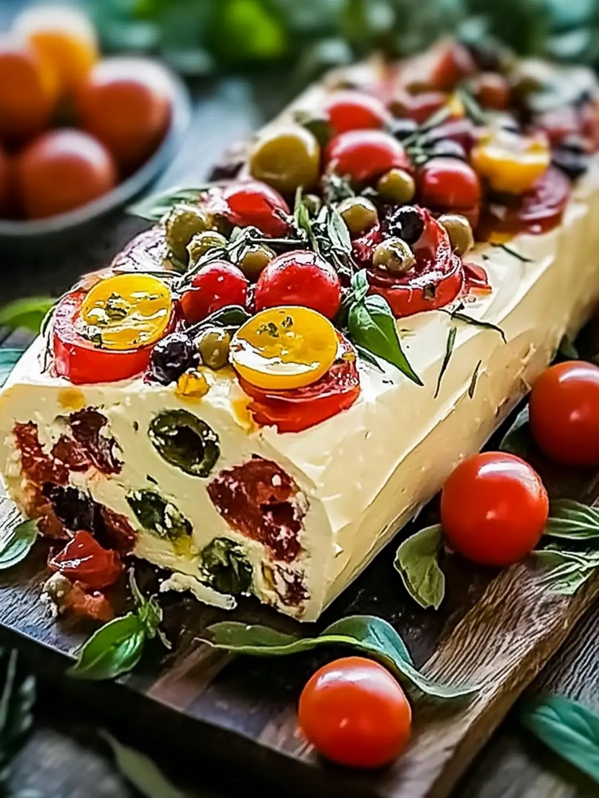 Make-Ahead Antipasto Cream Cheese Log for Effortless Entertaining 4 Antipasto Cream Cheese Log