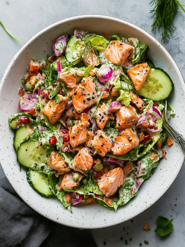Flaky Salmon Salad