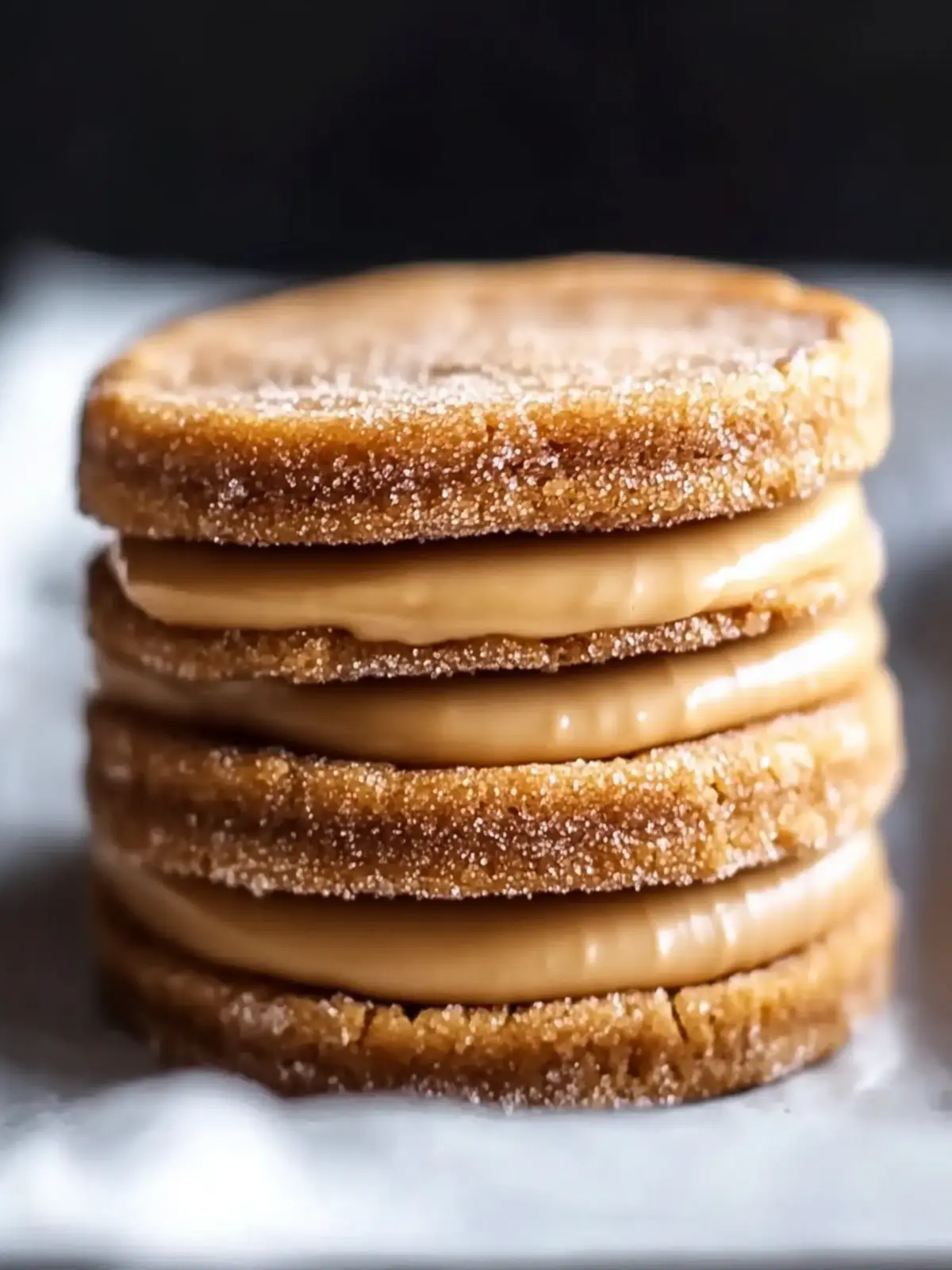 Soft Dulce De Leche Cinnamon Sandwich Cookies