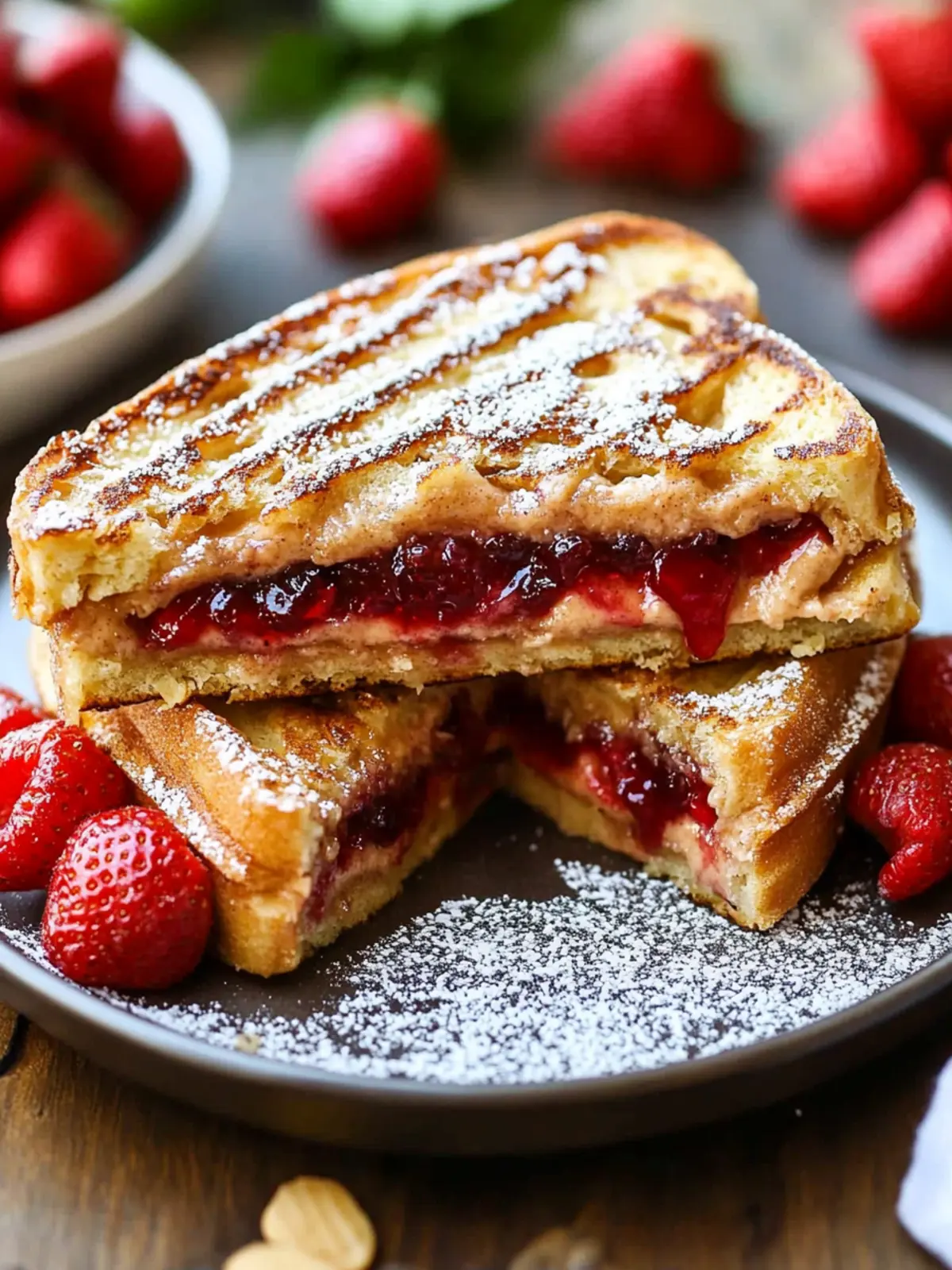 Peanut Butter Jelly Stuffed French Toast Recipe Everyone Loves 3 Peanut Butter Jelly Stuffed French Toast Recipe