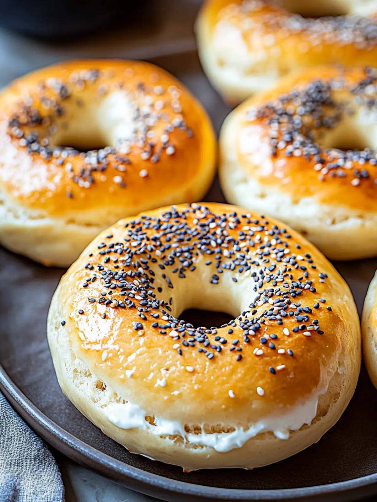 Greek Yogurt Bagels