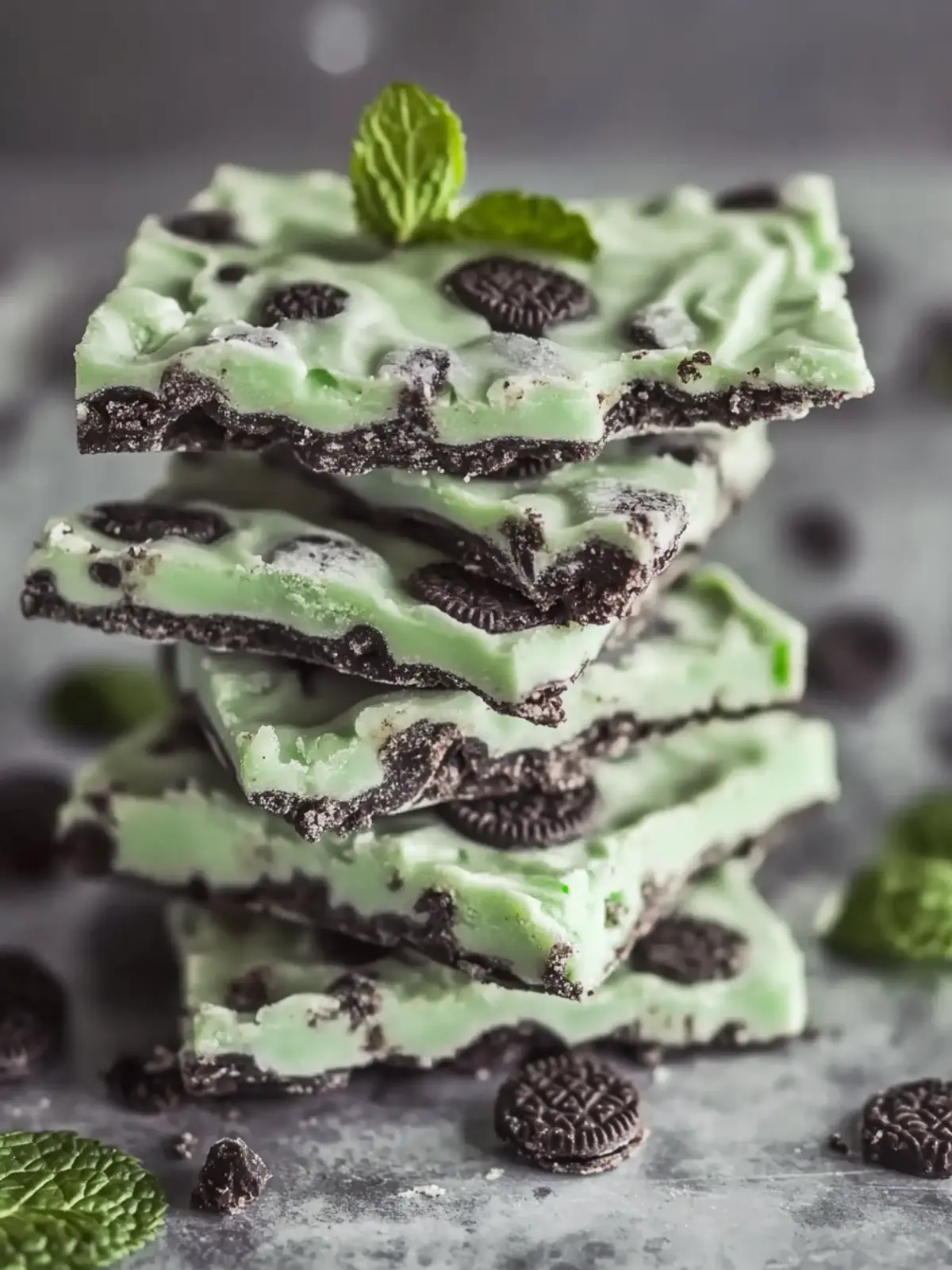 4 Ingredient Mint Oreo Bark
