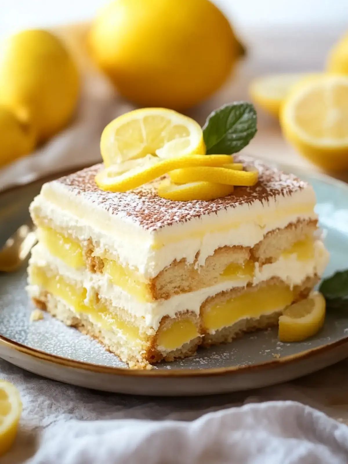 Lemon Tiramisu