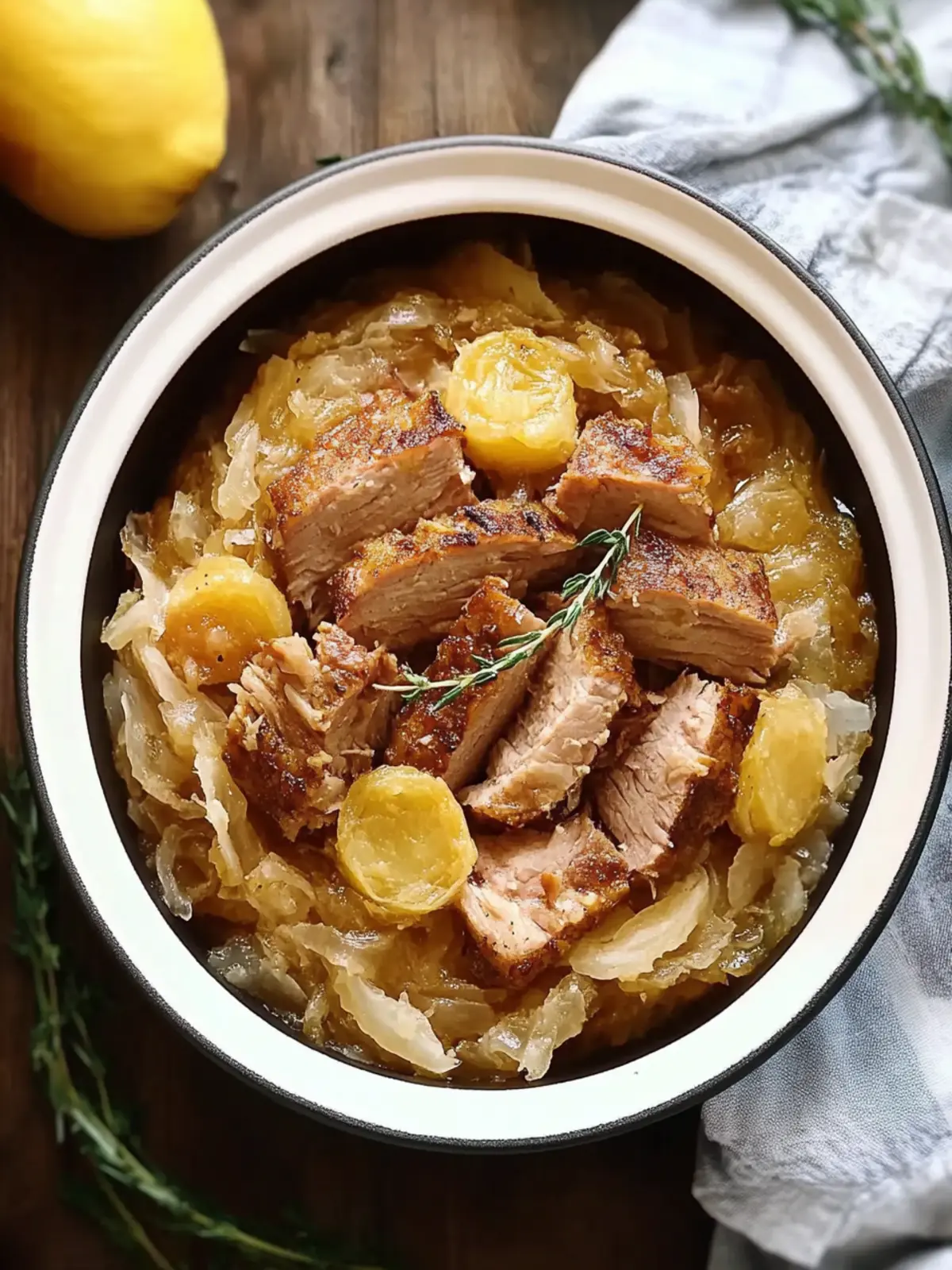 Mouthwatering Slow Cooker Pork and Sauerkraut for Cozy Nights 3 Mouthwatering Slow Cooker Pork and Sauerkraut