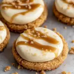 Copycat Crumbl Salted Caramel Cheesecake Cookies