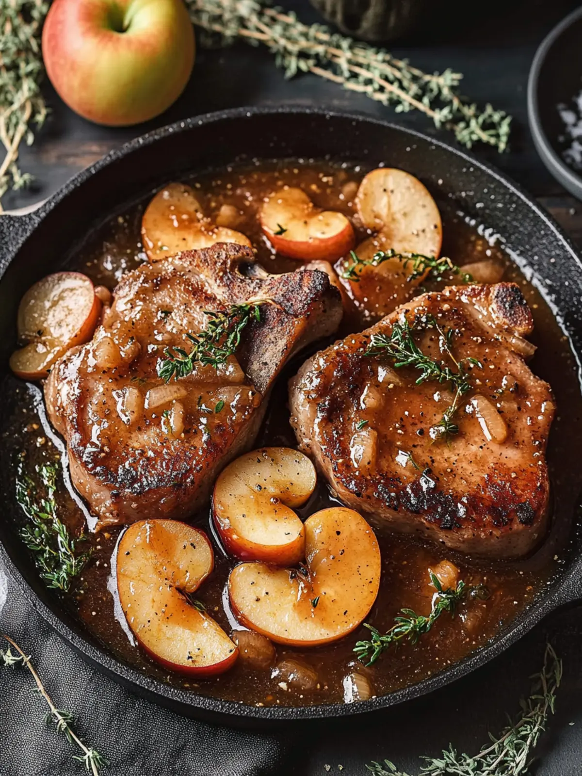 Apple Butter Pork Chops