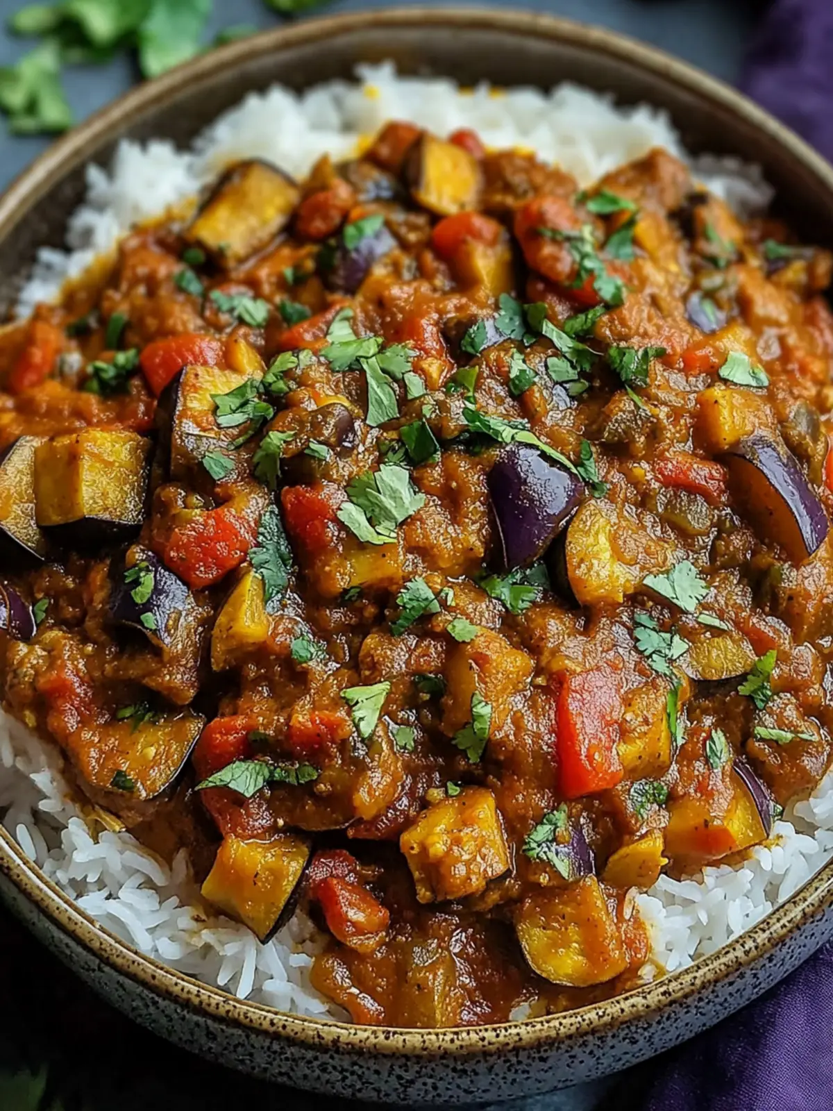 Spicy Eggplant Curry