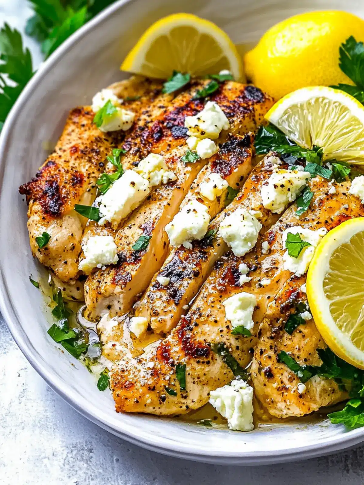 Zesty Greek Chicken with Lemon and Feta You’ll Crave! 4 Greek Chicken with Lemon and Feta