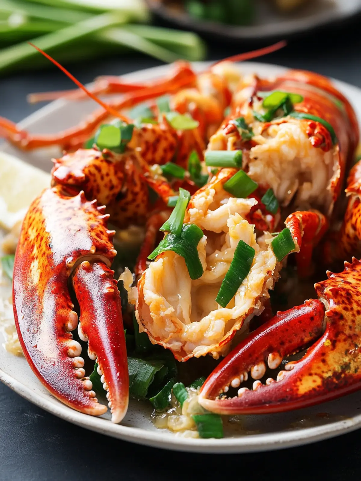 Ginger Scallion Lobster: A Luxurious Feast in 30 Minutes 3 Ginger Scallion Lobster