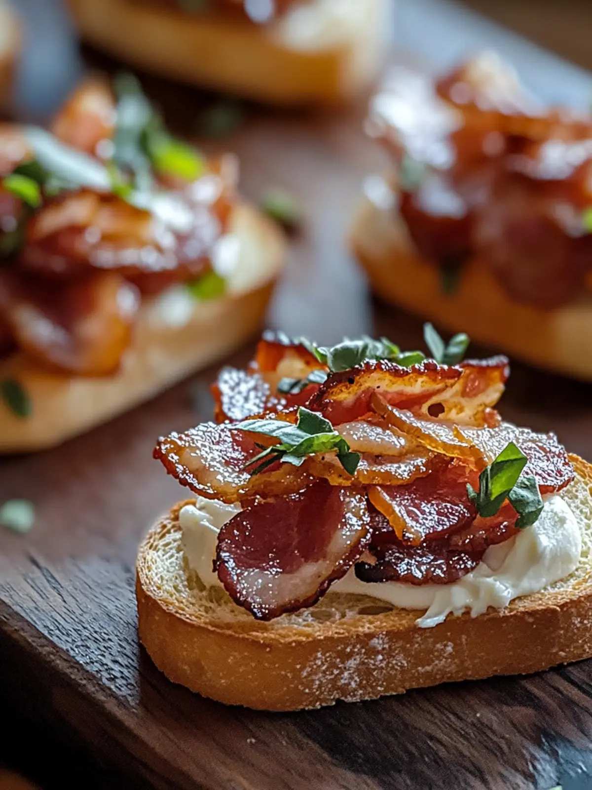 Mouthwatering Bacon Crostini Recipe You'll Love to Share 2 Bacon Crostini