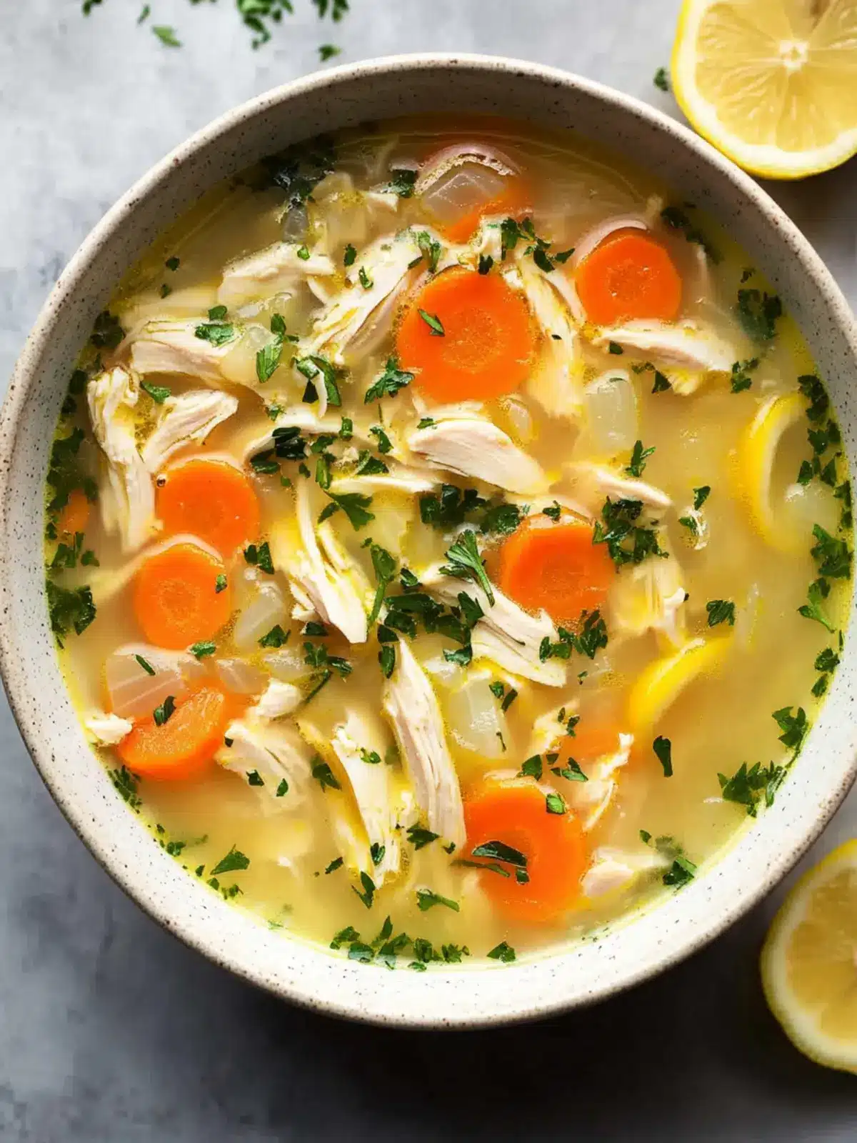 Crockpot Lemon Chicken Soup: Your Easy Comfort Food Fix 2 Crockpot Lemon Chicken Soup